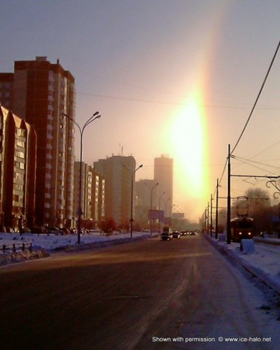 Наблюдение гало в Екатеринбурге